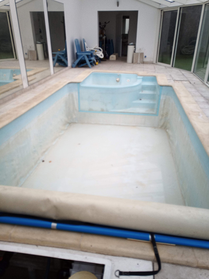 rénovation piscine intérieure Paris
